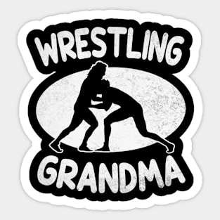 Funny Wrestling Grandma Wrestling Lover Mothers Day Sticker